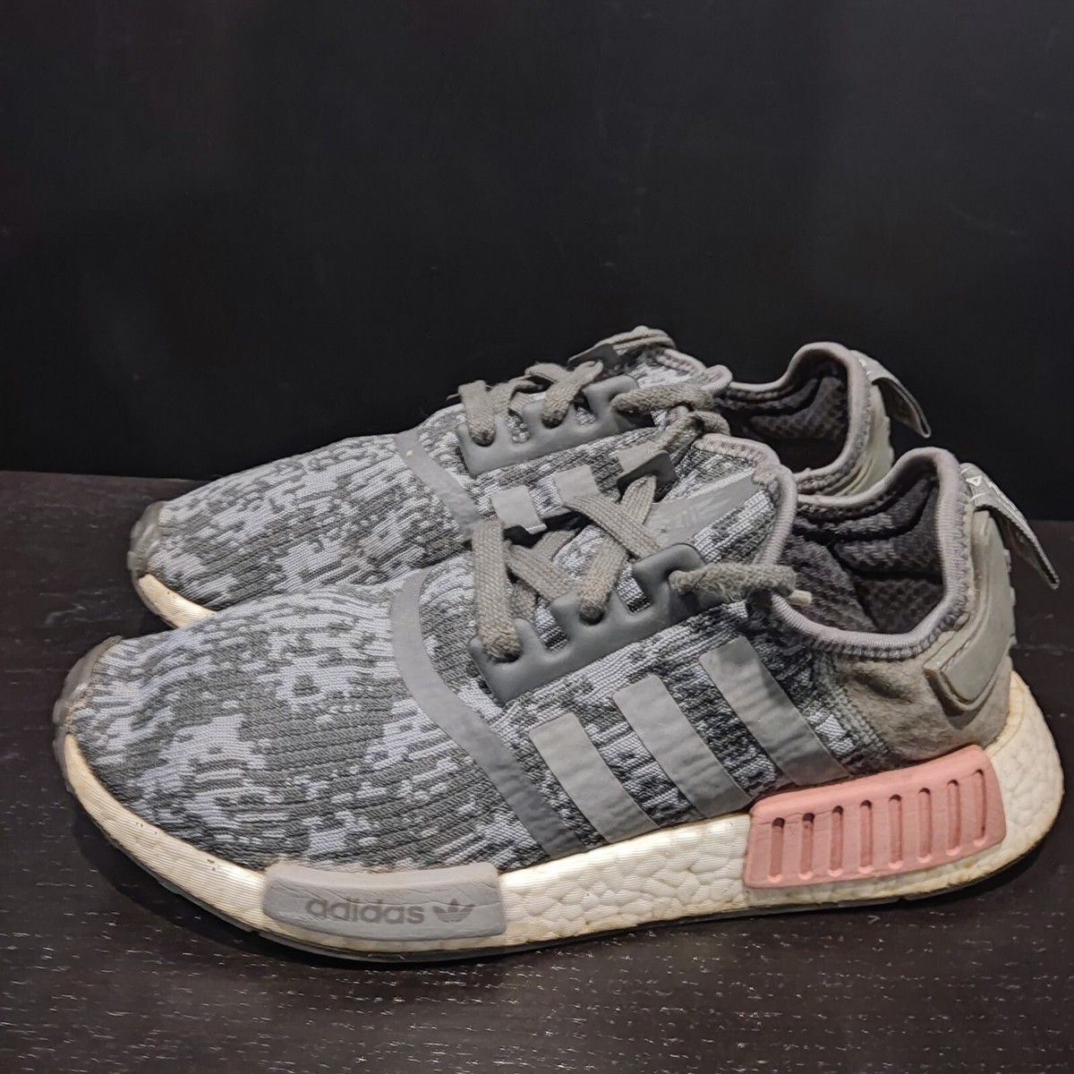 HOT Nmd Shoes Adidas Nmd R1 Womens Heather Grey Adidas