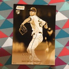 COLIN REA #188 RC Padres 2016 Topps Stadium Club 5X7 Gold Version 08/10 Made