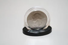 Single Coin DISPLAY STANDS for Half Dollar or Quarter Capsules (Quantity: 25)