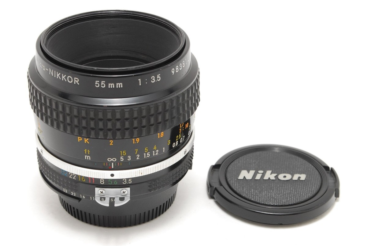TOP MINT] NIKON Micro-NIKKOR-P Auto 55mm Ai Macro Lens From