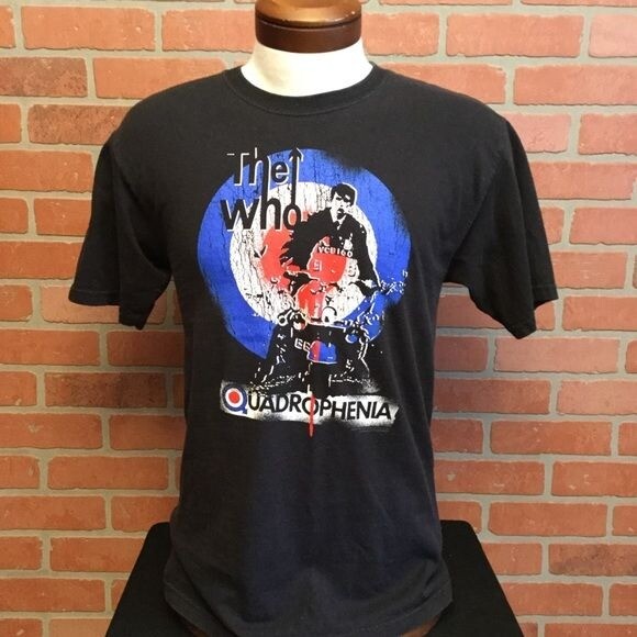 洋楽 the who quadrophenia 85 mods may day The Who Quadrophenia graphic tee band t shirt Size M Haynes