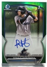 2023 Bowman Chrome Ronald Hernandez Green Refractor Auto #’d /99 Marlins CPA-RH