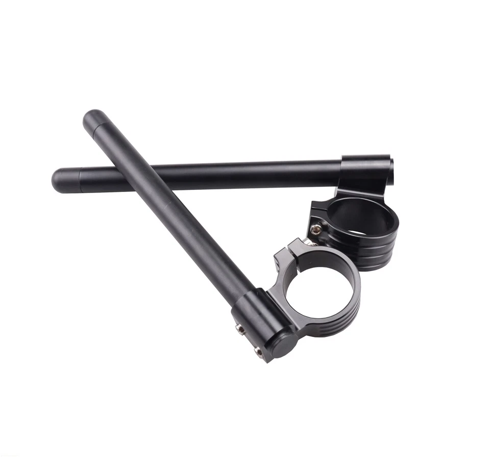 Barra de mano con clip CNC de 41 mm de EE. UU. para Honda NSR250 Kawasaki Ninja ZX6R Suzuki Yamaha Foto 3 de 4