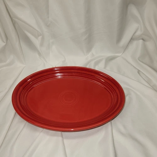 HLC Contemporary FIESTA 9-5/8" Oval Platter - SCARLET