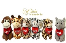 PELUCHES ANIMALI SAN VALENTINO REGALO AMORE VETRINA ALLESTIMENTO PICCOLI MORBIDI