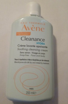 avene cleanance hydra cleansing cream