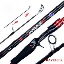 Traveller Spinning Casting Fuji Lure Mini Rock Fishing Rod Carbon Baitcasting