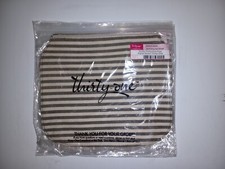 Thirty-One Olive Twill Stripe Flap Rabat Studio Zipper 31 Thirty One