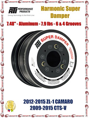 ATI Harmonic 7.48'' Aluminum Super Damper For Chevrolet Camaro / Cadillac CTS-V