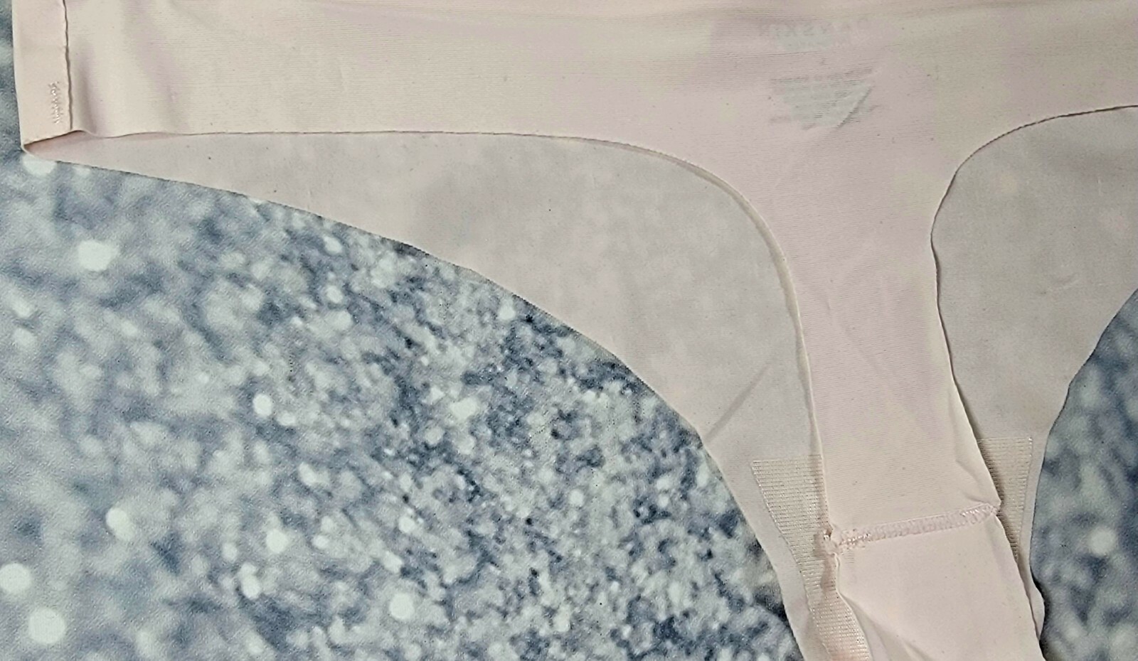 DANSKIN SATIN PINK SHINY NO SHOW THONG PANTIES SZL FLATTERING SEXY eBay