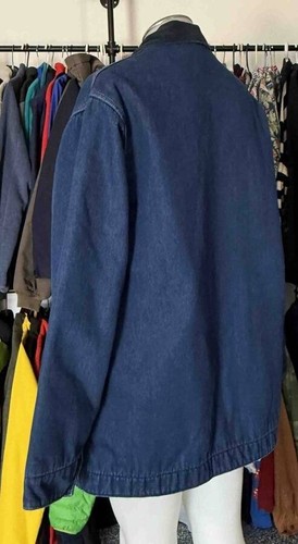 Big Mac Men’s Vintage Blanket Lined Denim 4 Pocket Chore Coat XL / TG - Picture 2 of 5