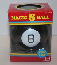 Mattel Magic Eight Ball 8 Balls Decision Making Fortune Telling New In Box Black