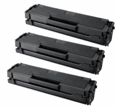3-Pack/Pk for Samsung MLT-D101S Black Toner Cartridge ML-2165W SCX-3405W SF760P