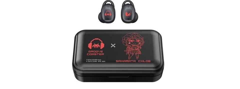 Auriculares/auriculares inalámbricos Chloe Sakamata x Groove Coaster Cheero Foto 3 de 3