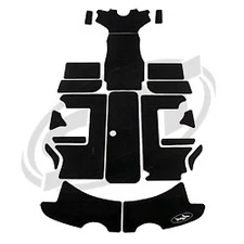 SEADOO CHALLENGER 2000 2000-04 X20 JET BOAT COMPLETE KIT TRACTION MATS BLACKTIP