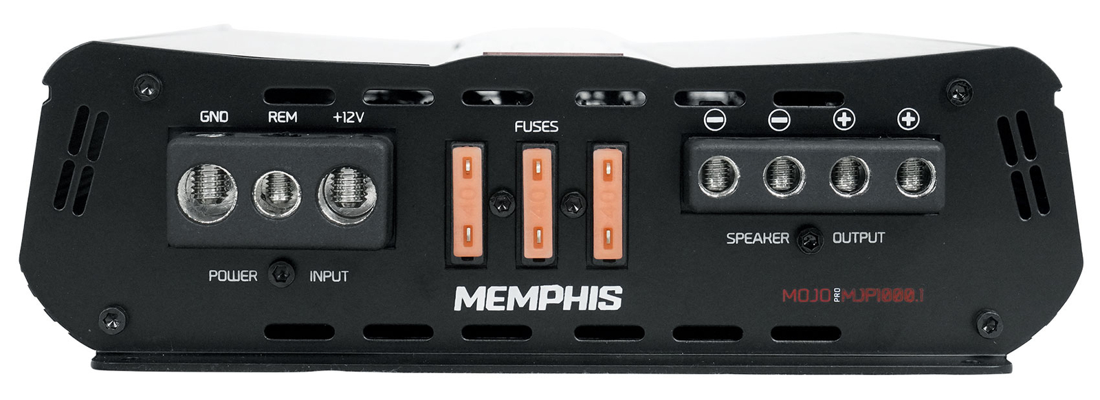 Автомобильный моноусилитель Memphis Audio MJP10001 мощностью 1000 Вт RMS при 1 Ом Динамик для вечеринок с микрофоном