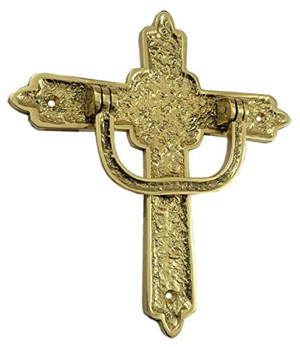 Solid Brass Door Knocker  – Polish Lacquered Finish