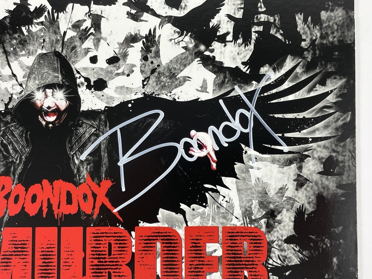 Boondox Signed The Murder Vinyl Record JSA Psychopathic Records