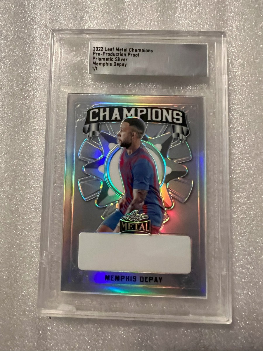 【希少】Leaf2022Signature Seriesメンフィス・デパイ 2022 Leaf Metal MEMPHIS DEPAY Silver Holo Auto /40 #BA-MD1