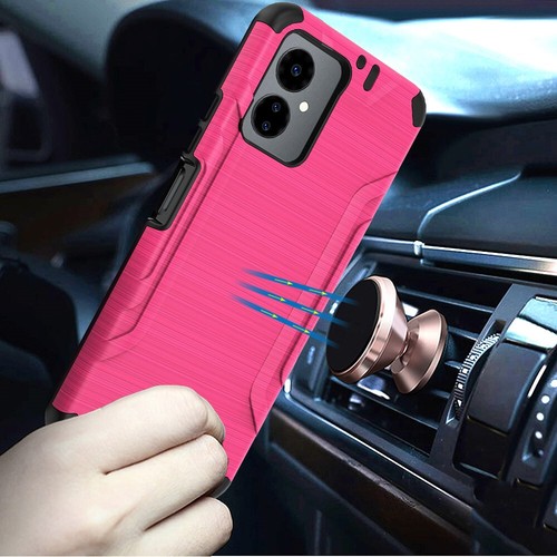 For Boost Celero5G SC 2024 Slim Brushed Hybrid Case Cell Phone Cover - Picture 16 of 25