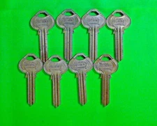 CORBIN RUSSWIN ORIGINAL KEY BLANKS   H5   6 PIN,  LOT OF (8),  LOCKSMITH