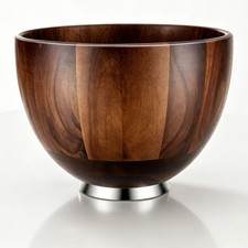 Premium Walnut Wood Mixing Bowl for KitchenAid 4.5 & 5 QT