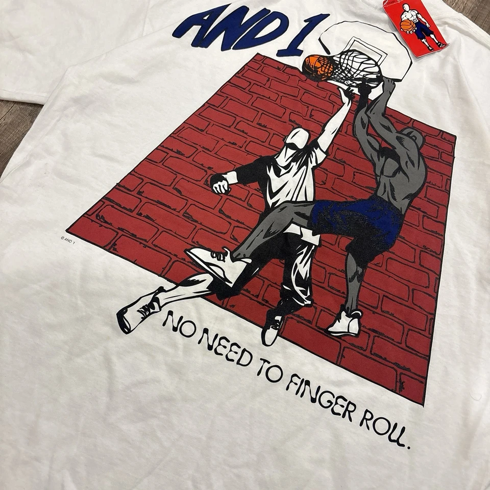 Camisa de baloncesto AND1 Trash Talk años 90 vintage XL Foto 2 de 4