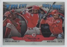 2019 Bowman Talent Pipeline Chrome Shed Long Hunter Greene Nick Senzel 2y0
