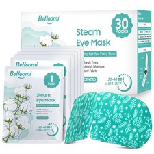30Packs Steam Eye Mask Heated Eye Mask Warm Compress Eyes Self Heating