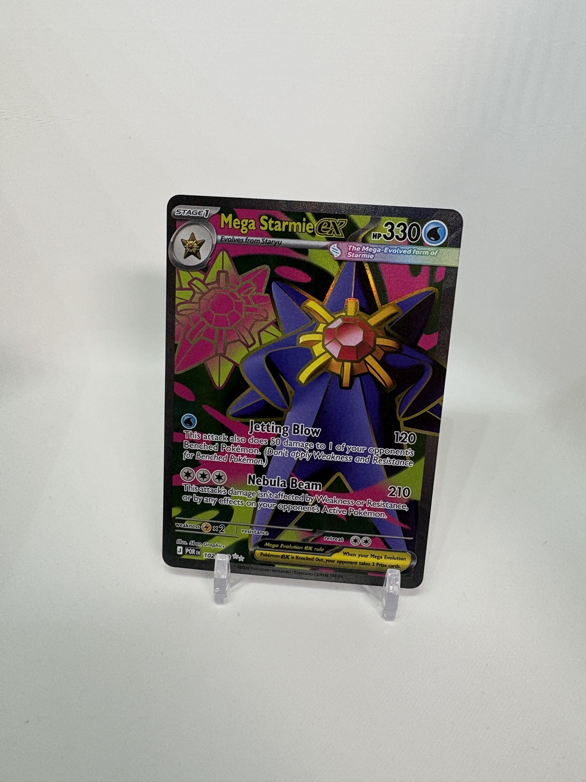 Mega Starmie ex 102/088 Me03: Perfect Order Holo