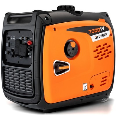 Efurden 7000W Portable Inverter Generator Gas ECO Quiet Pure Sine Wave Generator