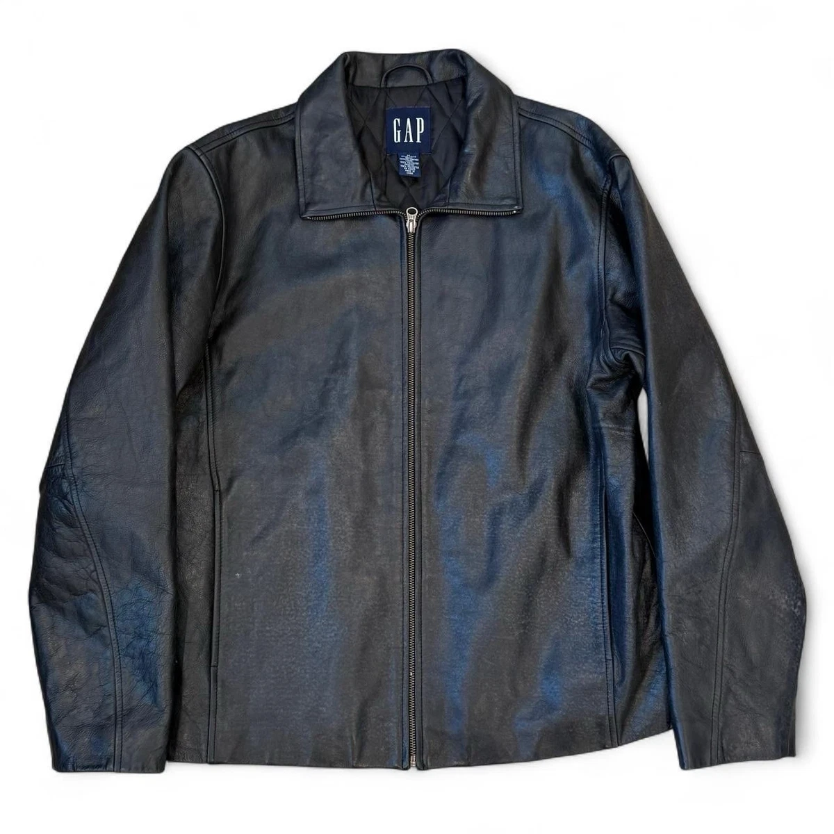 Gap Motorcycle Jacket Black Coats, Jackets & Vests for Men for
