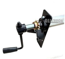 Dump Truck and Trailer Tarp Kit Manual Pull Hand Crank Hexagon Axle NO TARP