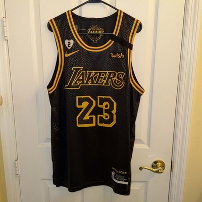 Lebron James 2019-20 Los Angeles Lakers NBA Finals Black Mamba