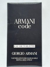 Armani Code for Men 1.7 Oz Eau De Toilette Spray New in Box FREE SHIPPING 