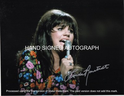 LINDA RONSTADT AUTOGRAPHED 8 1/2 X 11 PHOTO / COA | eBay