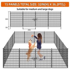 10/15PCS Decorative Garden Fencing Metal Border Edging Fence Animal Barrier Edge