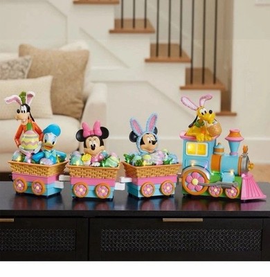 Disney Spring Musical Light-Up Easter Spring Train Set 4-Piece Set