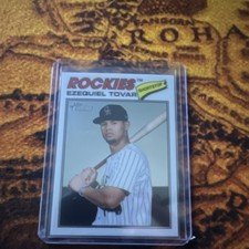 Topps Heritage 2026 Ezequiel Tovar #179 Colorado Rockies Baseball Card