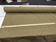 Striped TAFFETA Silk . 100 silk. Sold By the yard. Brown And Gold