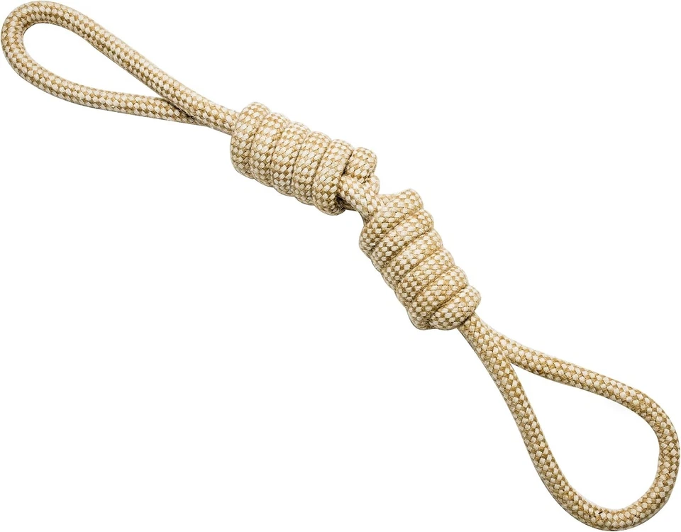 Pet Natural Rope Dog Toys 4 Pack Fetch Tug Chew Teething Puppy - Изображение 3 из 4