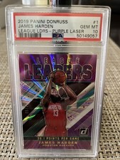 2019-20 Panini Donruss - League Leaders James Harden #1 05/15