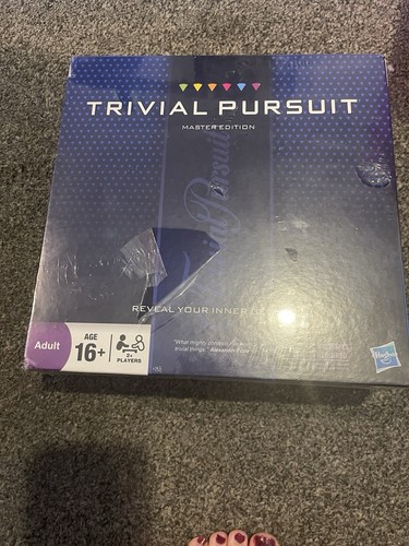 Trivial Pursuit Master Edition Brettspiel von Hasbro - Brandneu (versiegelte Verpackung)