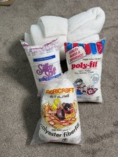 MIXED LOT-Silky Poly-Fil, Polyester Fiber Fill, Soft Pillow Stuffing for
