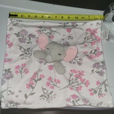 Koala Baby Elephant Lovey Security Blanket Pink 12X12" Plush Toy