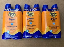 Banana Boat Sport Ultra SPF 30 Sunscreen Spray Twin Pack, SET OF 3 2PACK 6OZ EA.