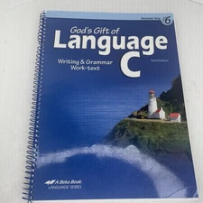 Abeka God's Gift of Language C (3rd Edit) Writing & Grammar Work-text Answer Key