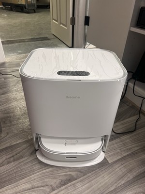 Dreame Bot W10 White Robot Vacuum Cleaner And Mop, With Self Emptying. Open Box