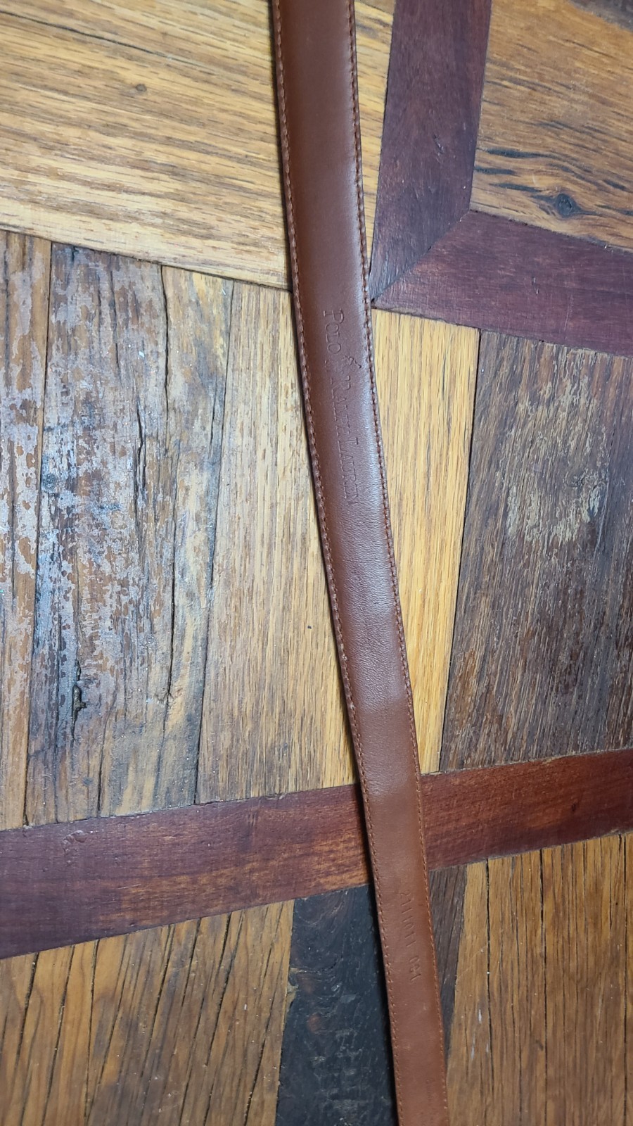 Ralph Lauren Sterling Alligator Belt - removable buckle no holes needed 36"Black thumbnail 22