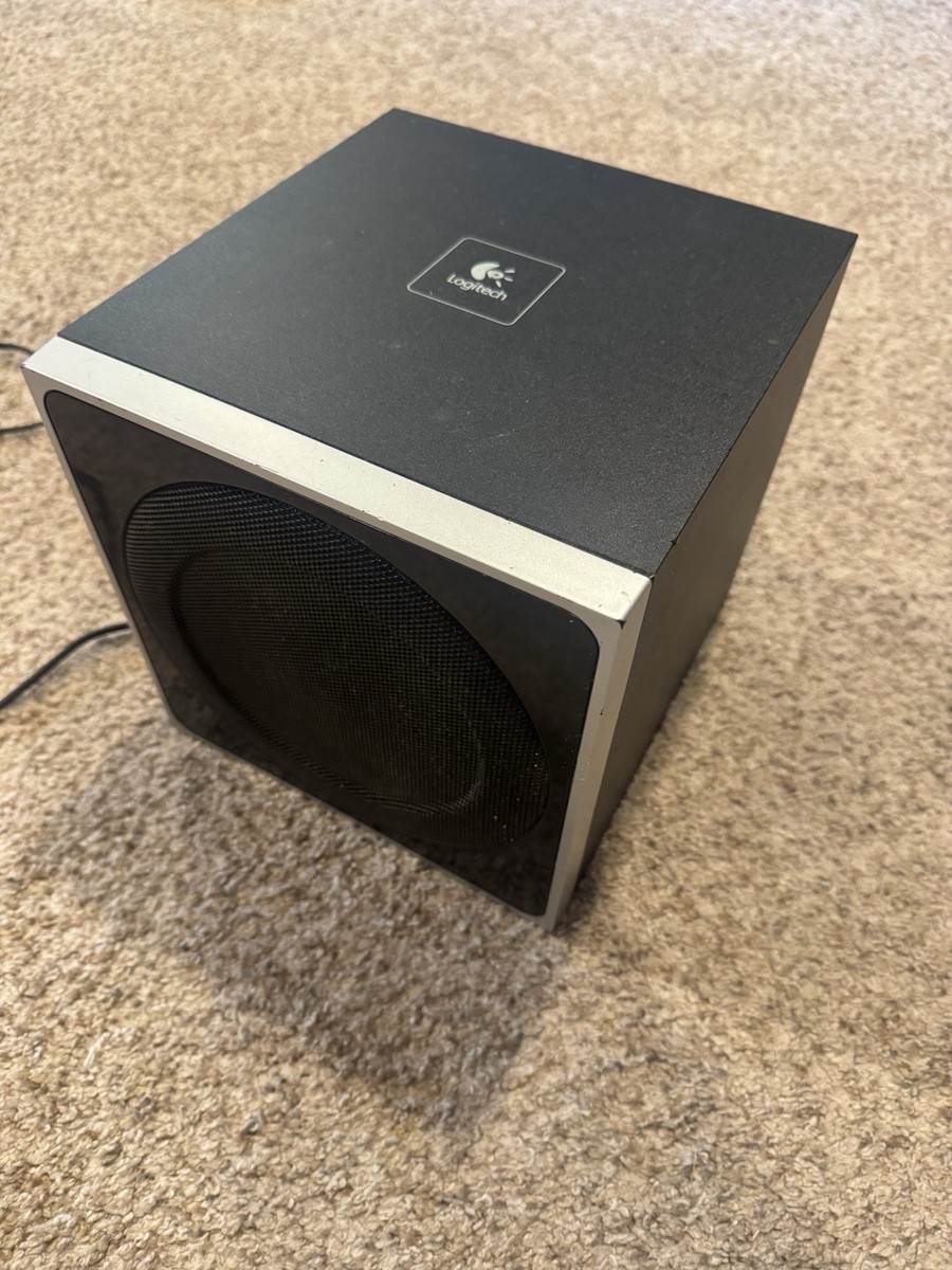 Replacement Sub SubWoofer Logitech Z4 Speaker Bass Part Black Powered-  Working!